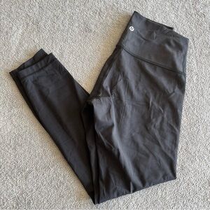 Lululemon black high waisted leggings size 6